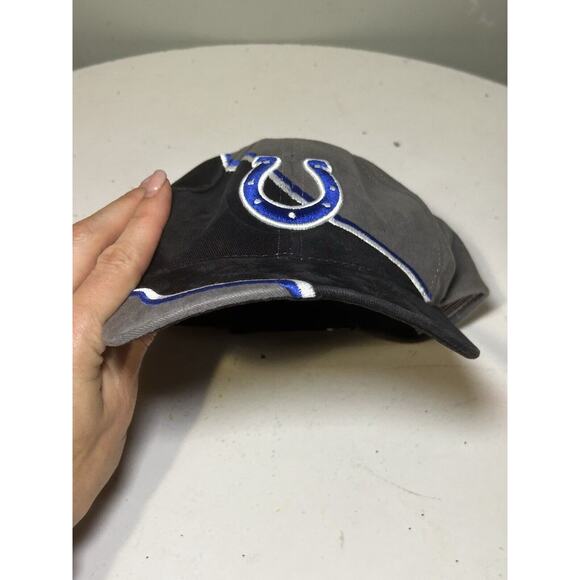 VINTAGE ANNCO NFL INDIANAPOLIS COLTS HOOK & LOOP TAB BACK CAP HAT SPORTSWEAR - Picture 5 of 5